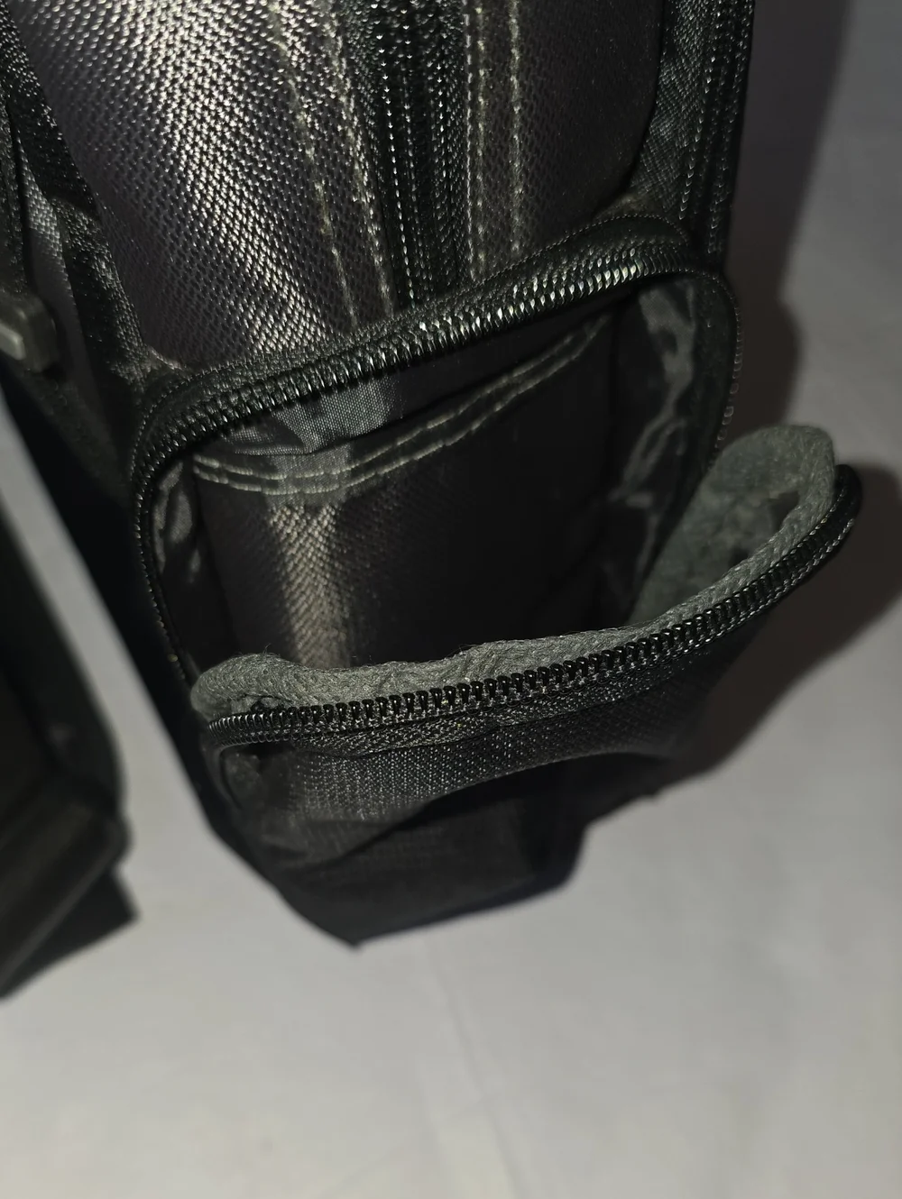 Eddie Bauer Nylon Messenger Laptop Bag Briefcase Travel‎ Gray Black